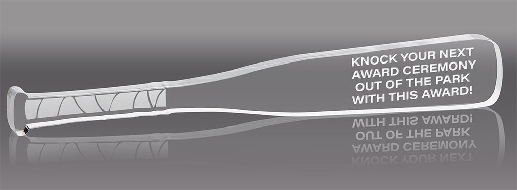 Acrylic Baseball Bat Award - 12 inch [ABAT-BS-12-Q]