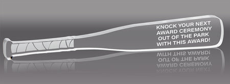 Acrylic Baseball Bat Award - 12 inch [ABAT-BS-12-Q]