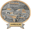 Car Show Collage Sport Legend Oval Trophy [SLO8-CSC]