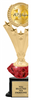 5 Star Wreath Insert Diamond Riser Trophy on Synthetic Base [TRDDRM501]