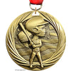 Baseball Female Youth 1.75 inch Blade 3D Diecast Medal [MBD1-BSYF]