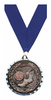 2.75 inch Track Diecast Medal with Diamond Cut Border [MM275DC-TK]