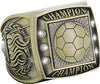 Championship Ring with Activity Insert- Soccer Gold [RGSJ-G-CHMP-SC]
