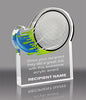 Golf Splatters Acrylic Award- 4x5 inch [ASLM-45-GL-Q]