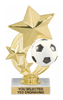 Soccer Shooting Star Spinning Trophy [TSSS6-SC]