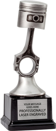 Piston Resin Trophy on Monument Base - 8 inch [RMPSTMB-8]