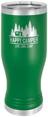 20 oz. Polar Camel Pilsner w/ Lid - Green [PCJ9-85]