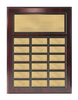 Walnut Finish Perpetual Plaque - 15.5 X 12 inch [PPFP18]