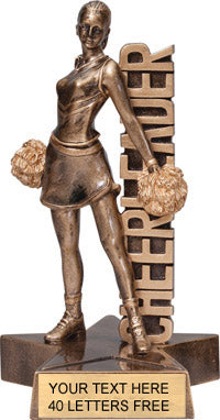 Cheer Billboard - 6.5" Resin Trophy [RMB6-CH]