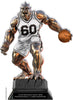 Beast Basketball Choose Your Number Acrylic Trophy - 10 inch White [TACR10-BST-BK-WHT-Q]