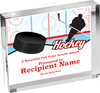 Hockey Horizontal Vibrix Acrylic Award [A43BH-HK]