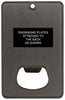 Bottle Opener with Magnetic Back- Baseball [MCAROP-BS-1004]