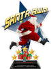 Santa Run Shattered Star Colorix Acrylic Trophy- 10 inch [TACR10-STR-SNTRN-Q]