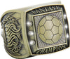 Fantasy Champion Ring with Activity Insert- Soccer Gold [RGSJ-G-FANCH-SC]