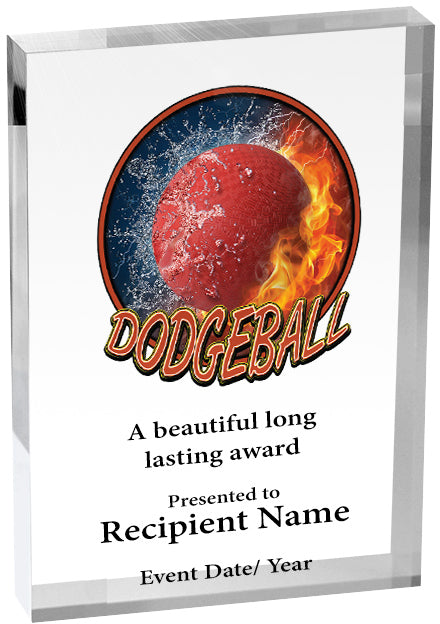 Dodgeball Vibrix Acrylic Award [A46BV-DGBL]