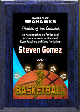 Basketball ColorPlate Plaque [PCEP-BK-810]