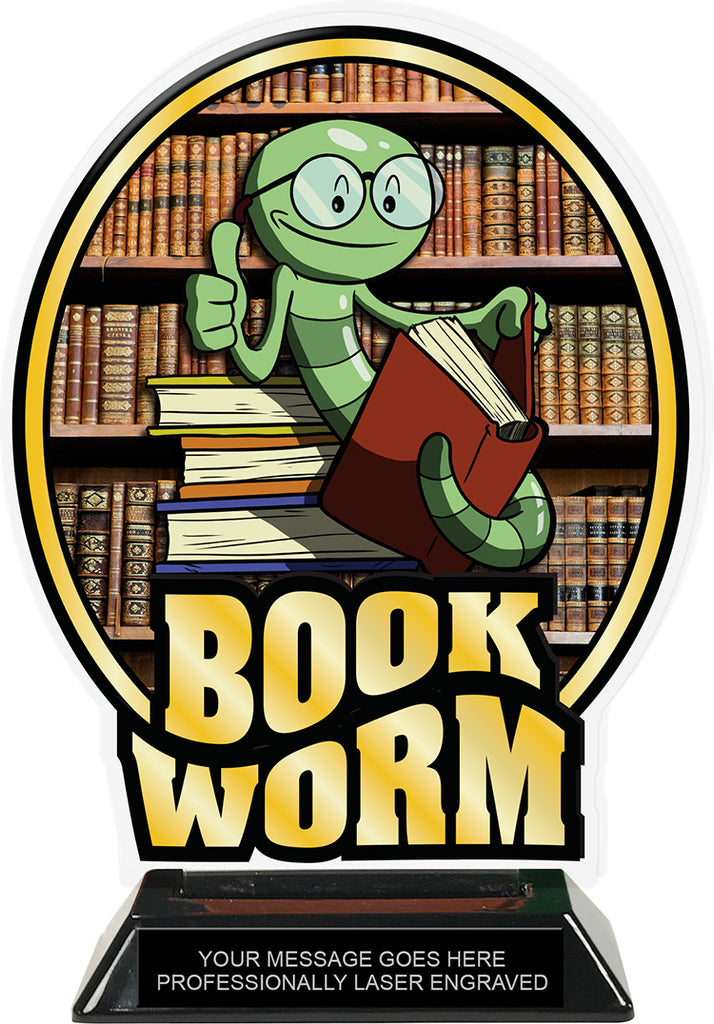 Bookworm Colorix-T Acrylic Trophies