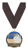 Volleyball Enameled Medal [M2EP-VB]