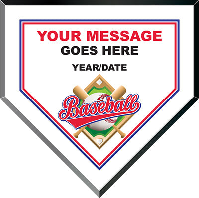 Color Home Plate Plaques