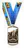 1st Place Dog Tag Medal - 2.75
