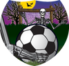 Skeleton Soccer (Halloween) Shield Insert [SH-2633]