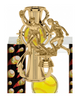 Softball Sport Color Riser Two-Post Trophy [T2PCSR28-SB]