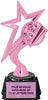 Cheer Pink Star Trophy [TGS7-PNK-CH]