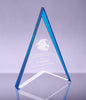 Spearhead Acrylic Award with Blue Reflective Accents - 7 inch [APSPR-7-BLU]