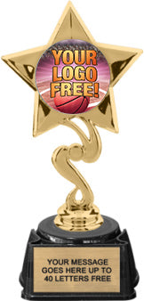 Star Custom Insert Trophy on Synthetic Regal Base [TXRGi-J06]