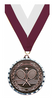 2.75 inch Tennis Diecast Medal with Diamond Cut Border [MM275DC-TN]
