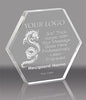 Hexagon Acrylic Award- 6 inch [AHEX-6-Q]