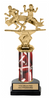 Football Stadium Sport Double Action Trophy [TSSDA12-FB]