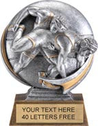 Wrestling Round 3D Sport Resin Trophy [RSR5-WS] – Trophy Depot
