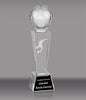 Soccer Male 3D Laser Crystal Trophy [CRL3D-SCM]