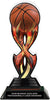 Basketball Tribal Flames Acrylic Trophy- 10 inch [TACR10-TF-BK-Q]