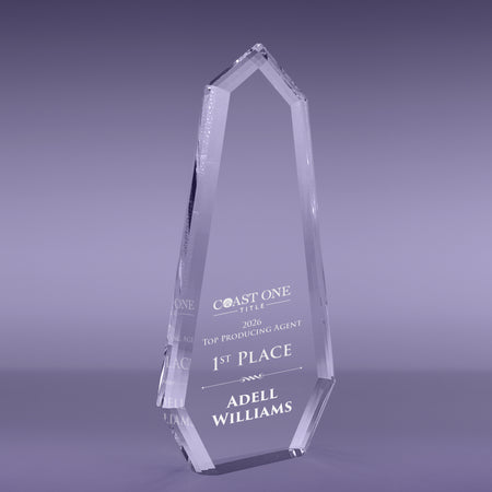 9 inch Multi Bevel Brilliance Peak Acrylic Award [ATMBPK-9-C]