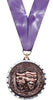 Drama Diecast Medal with Diamond Cut Border- Bronze [MM2DC-DR-B]