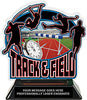 Track & Field Male Colorix-T Acrylic Trophy [TACR6-TKFLD-M-Q]