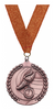 2.75 in Track Wreath Framed Medal [M311-TK]