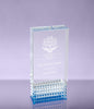 Blue Tribute Acrylic Award - 6 inch [AJTBT-6-B]