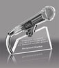 Drop the Mic Microphone Acrylic Award- 5.125 x 7 inch [A58MIC-57]