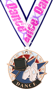 Dance USA Sport Medal- Bronze [M2USA-DC-B]