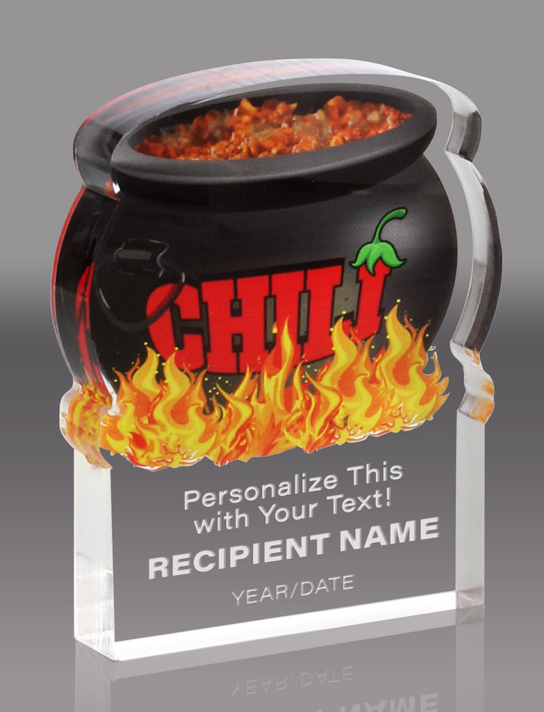 Chili Cook-Off Acrylic Award- 5x6 inch [ACHLI-56-Q]