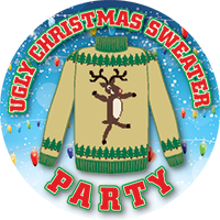 Christmas/Holidays - Ugly Christmas Sweater Party Reindeer Insert [TD-4048]