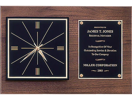 American Walnut Wall Clock [TDC52]