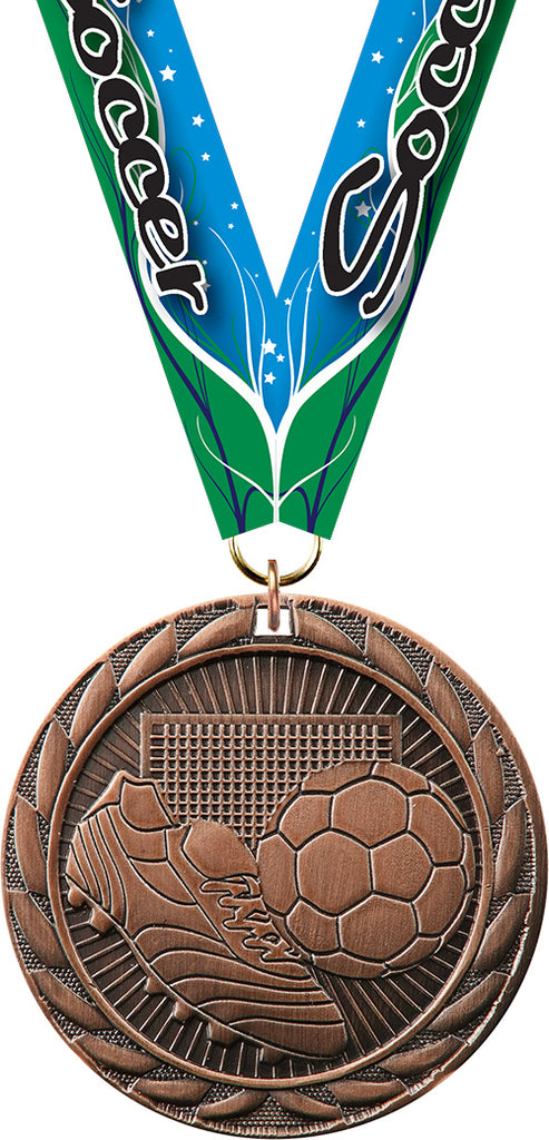 Soccer FE Iron Medal- Bronze [MCFE-SC-B]