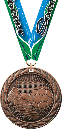 Soccer FE Iron Medal- Bronze [MCFE-SC-B]