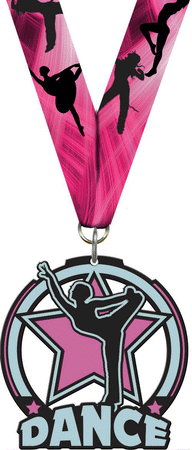 2.5" Dance Glow Medal [MGLW2-DC]