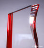 Red Wave Crystal Award - 7.5 inch [CM59RD-7]