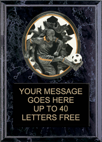 Soccer Female Sport Blasters Plaque [PSB57-SCF]